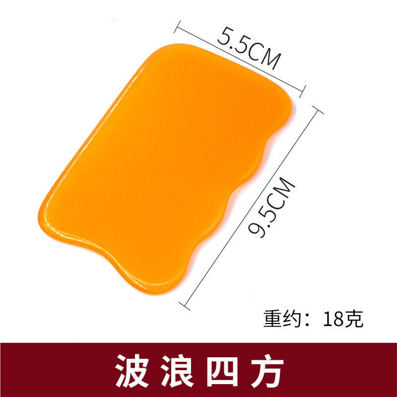 Resin Honey Wax Gua Sha Massage Tool for Face and Body