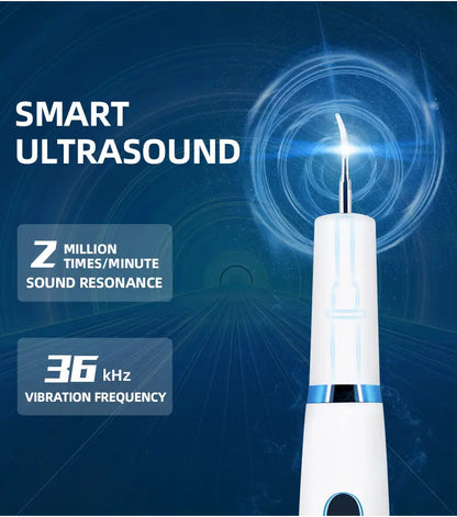 Ultrasonic Teeth Cleaner with 3 Modes, Portable & Waterproof