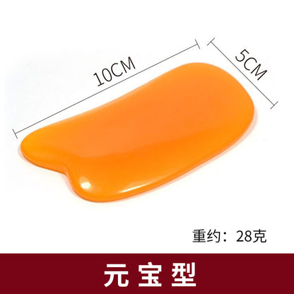 Resin Honey Wax Gua Sha Massage Tool for Face and Body